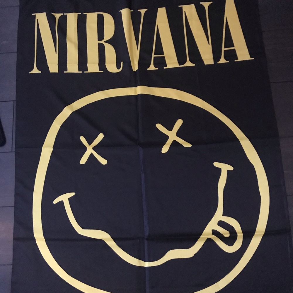 nirvana flag poster